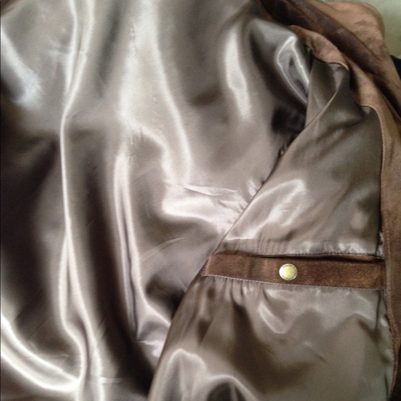 Men’s coach brown suede jacket - Picture 3 of 4